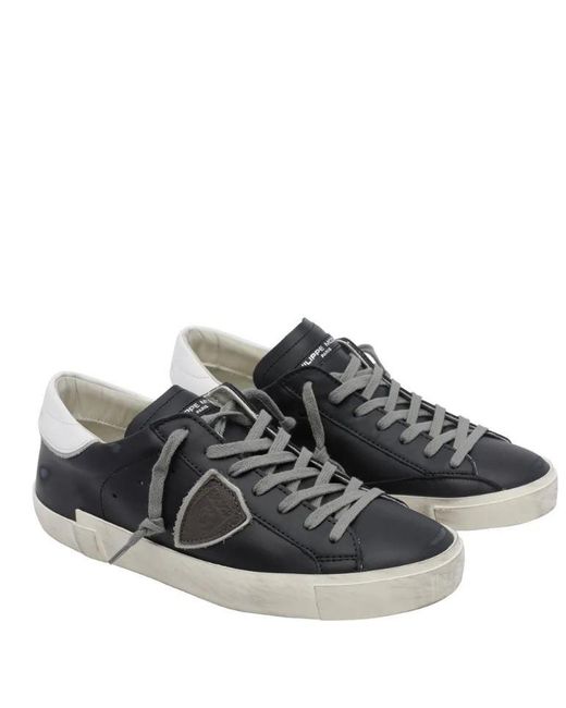 Philippe Model Black Philippe Model Calf Leather Shoes for men