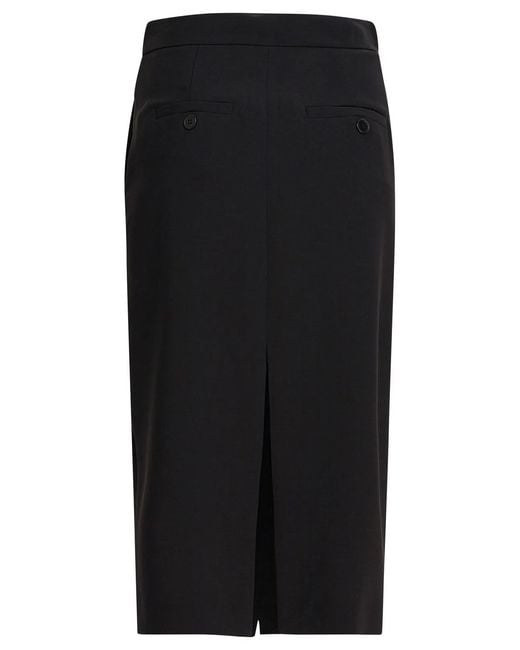 Semler Black Elastane Skirt