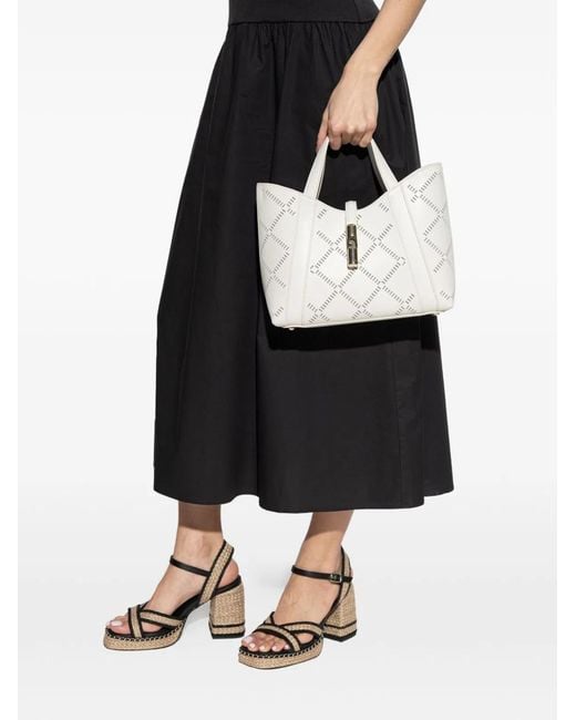 Furla White Leather Bag