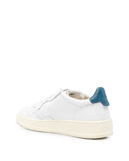 Autry White Medalist Sneakers for men