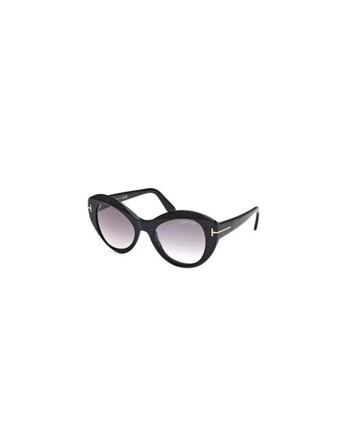 Tom Ford Black Ft1084 Guinevere Sunglasses