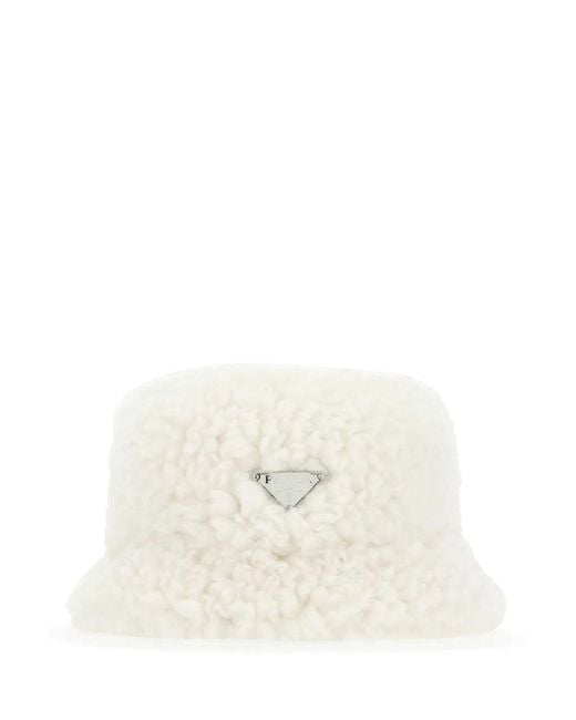 Prada White Cappello