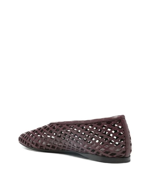Proenza Schouler White Tee Perforated Ballerina Flats