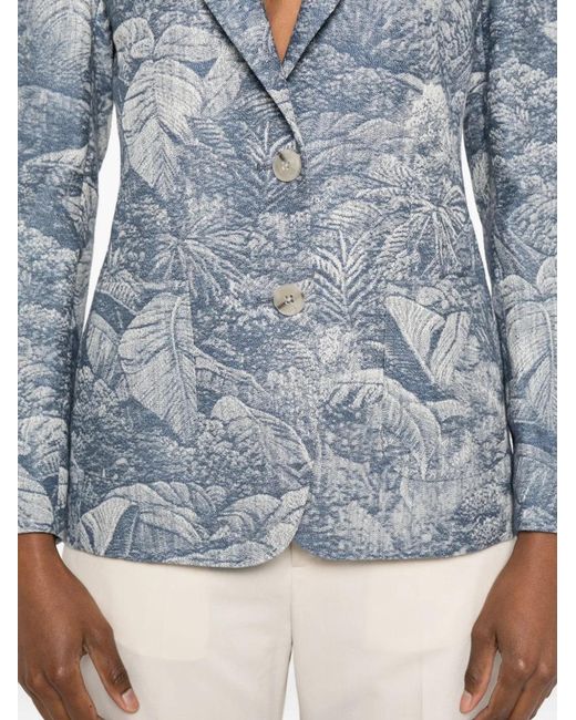 L.b.m. 1911 Blue Single-Breasted Jacket