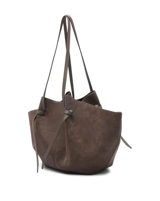 Yuzefi Brown Large "Mochi" Tote Bag