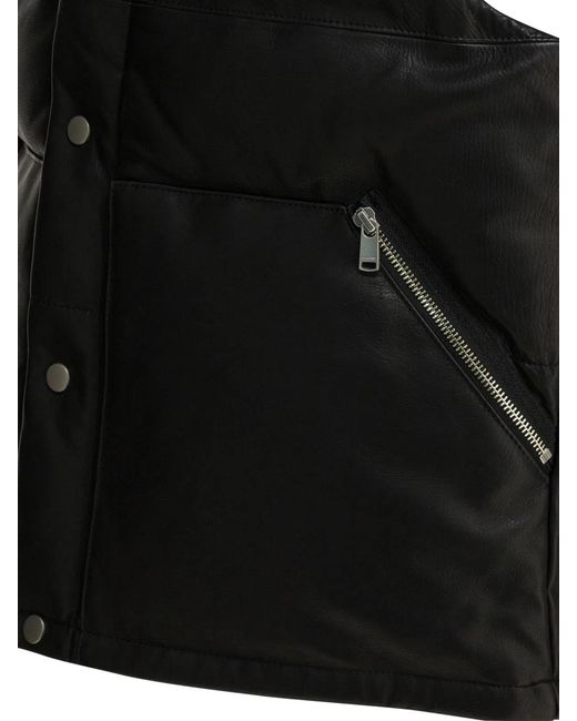 Nonnative Black "Explorer" Sleeveless Jacket for men