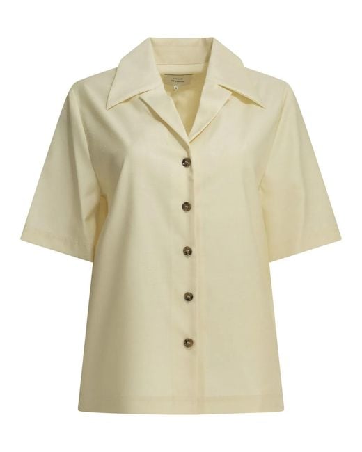 Loulou de Saison Natural Wool Silk Shirt