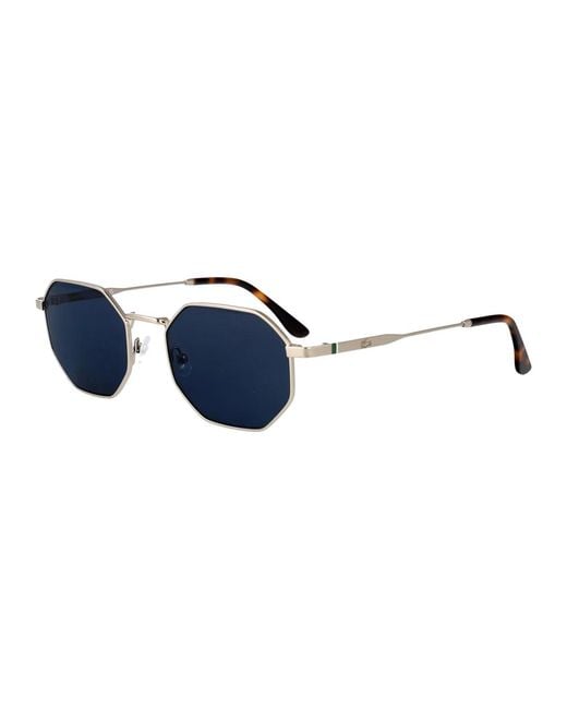 Lacoste Blue Metal Sunglasses