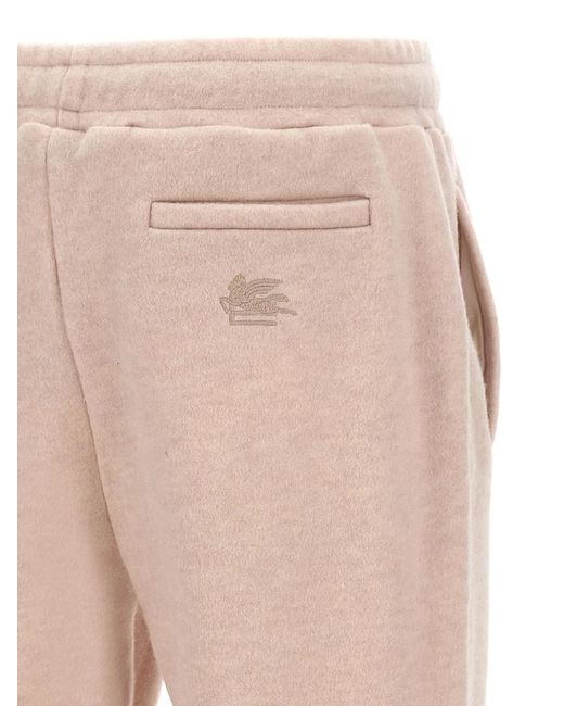 Etro Natural Wool Joggers for men