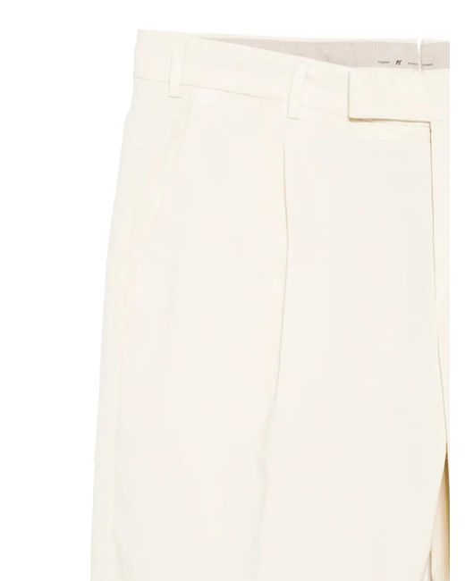 PT Torino White Rebel Fit Trousers for men