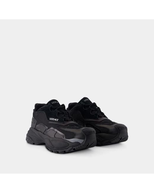 Versace Black Low Top Sneakers for men