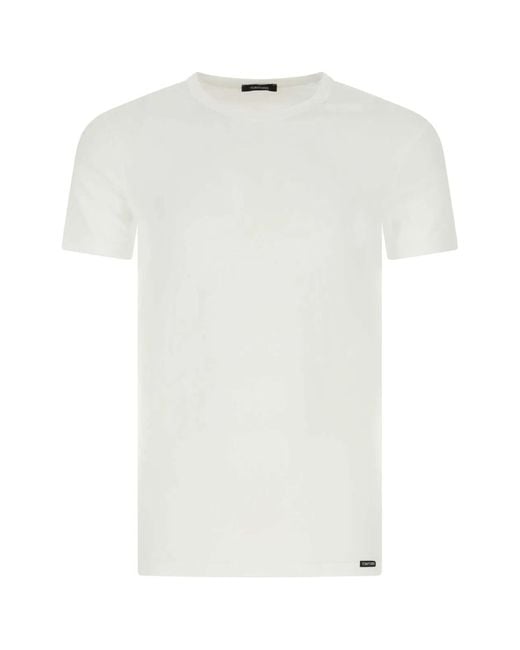 Tom Ford White Cotton Underwear T-Shirt for men