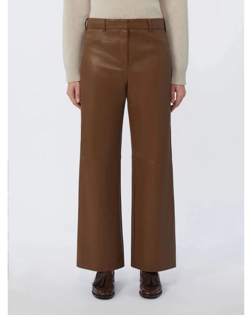 Max Mara Brown S Max Mara Smmsorriso Jersey Trouser