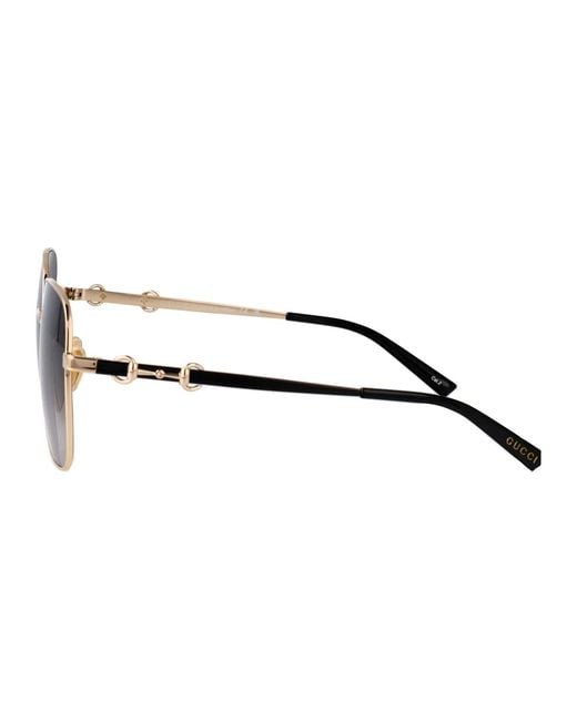 Gucci Blue Metal Sunglasses