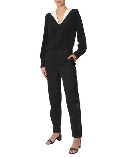 Givenchy Black Pants With Side Bands