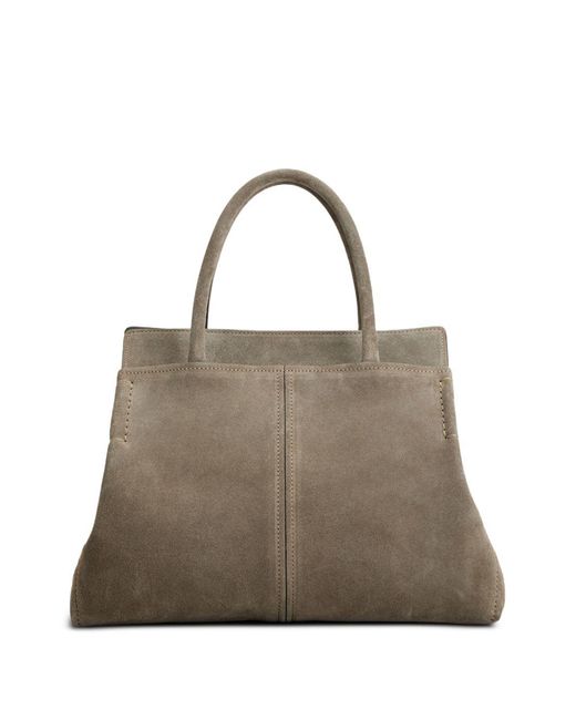 Tod's Brown Tods Top Handle Bag