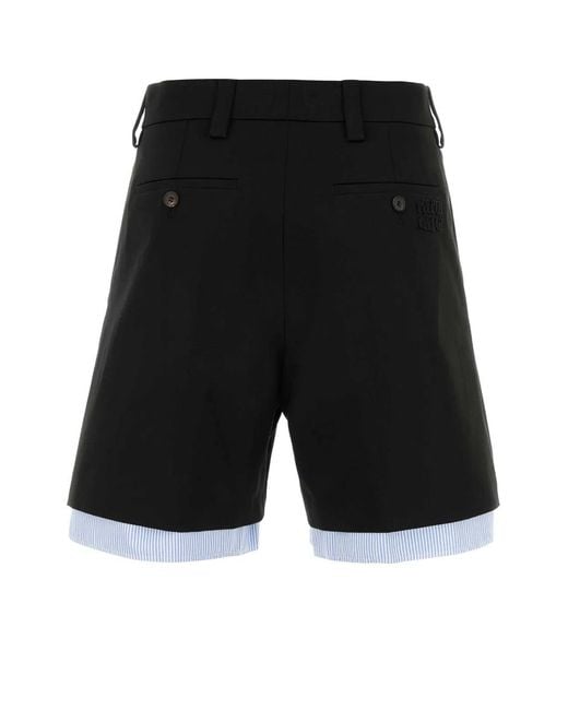 Miu Miu Black Pantaloni