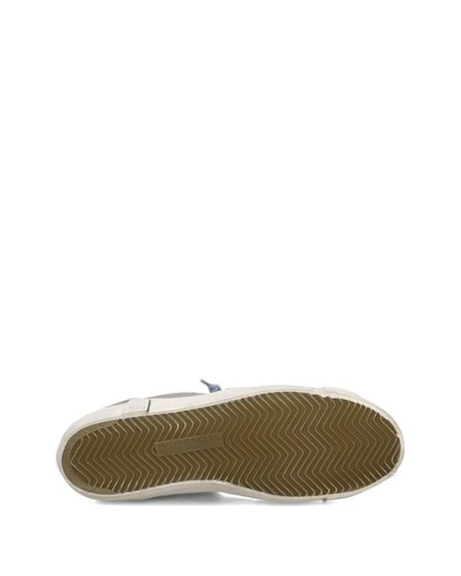 Philippe Model Gray Leather Sneakers for men
