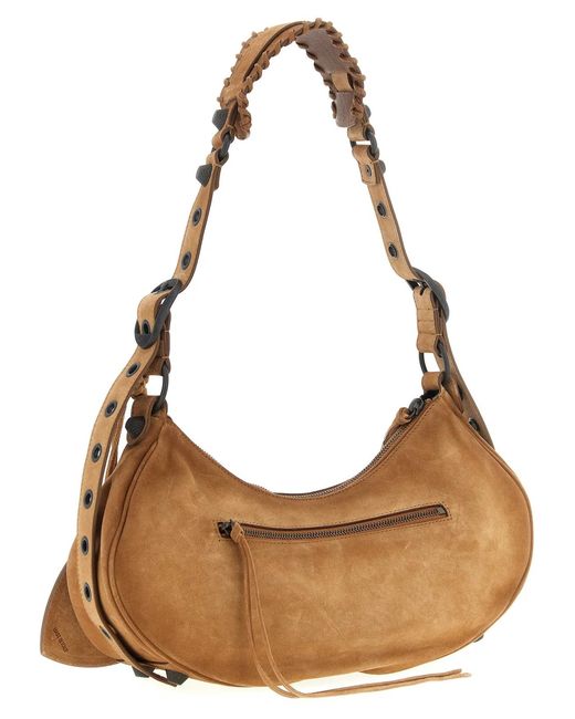 Balenciaga Brown 'Le Cagole S' Shoulder Bag