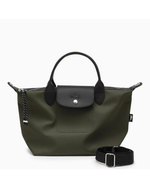 Longchamp Black Kaki Le Pliage Energy S Bag