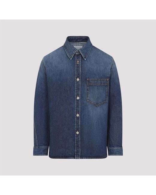 Givenchy Blue Overshirt for men