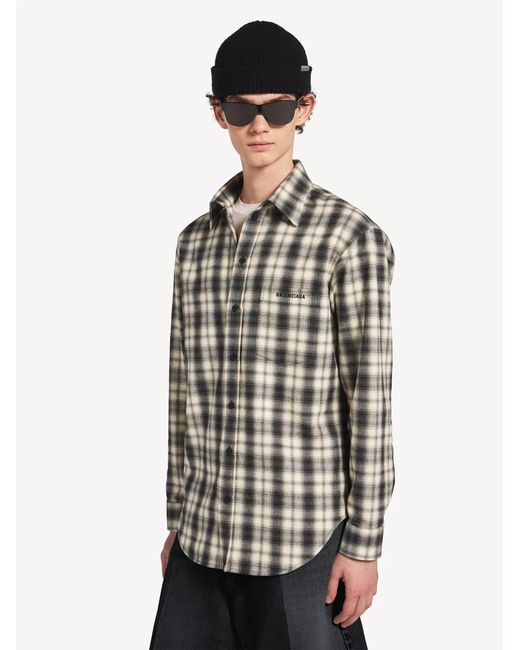 Balenciaga White Regular Fit Shirt for men