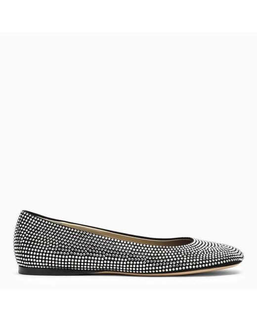 Loewe Black Ballerina Toy Leather And Rhinestones