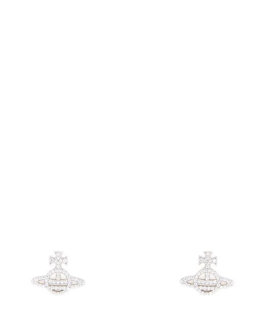 Vivienne Westwood White Calliope Earrings
