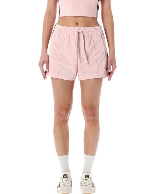 Adidas Originals Pink Terry Shorts
