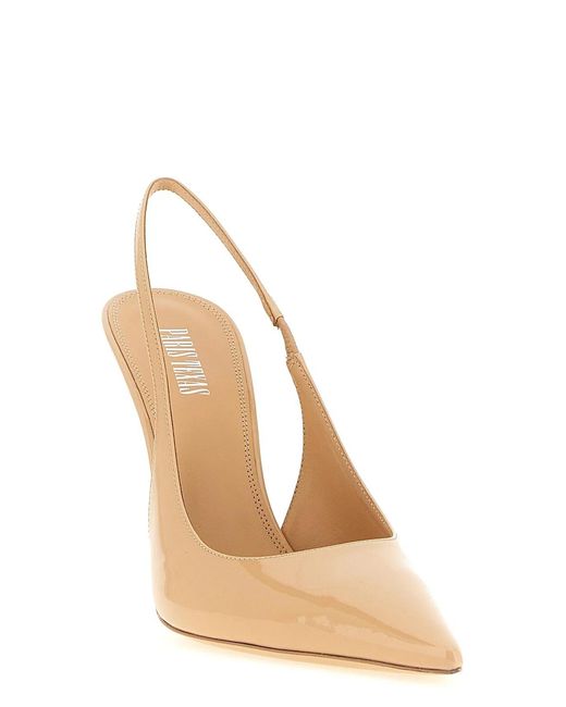 Paris Texas Natural 'Lidia' Slingback