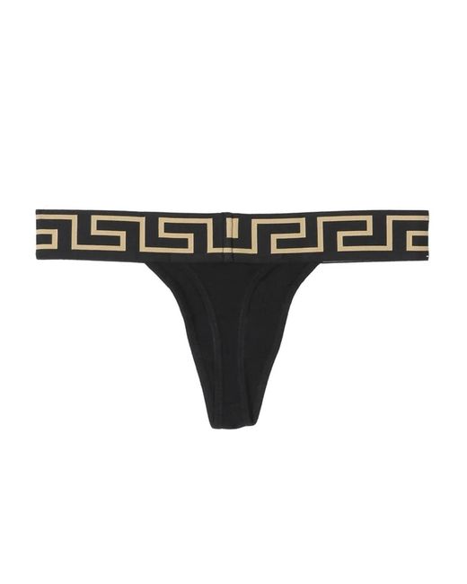 Versace Black Perizoma Con Greca