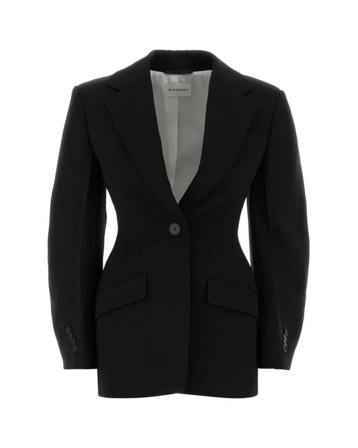 Givenchy Black Wool Blazer
