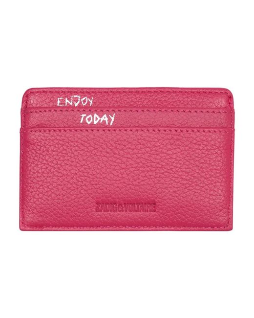 Zadig & Voltaire Pink Zadig&Voltaire Zv Pass Card Holder