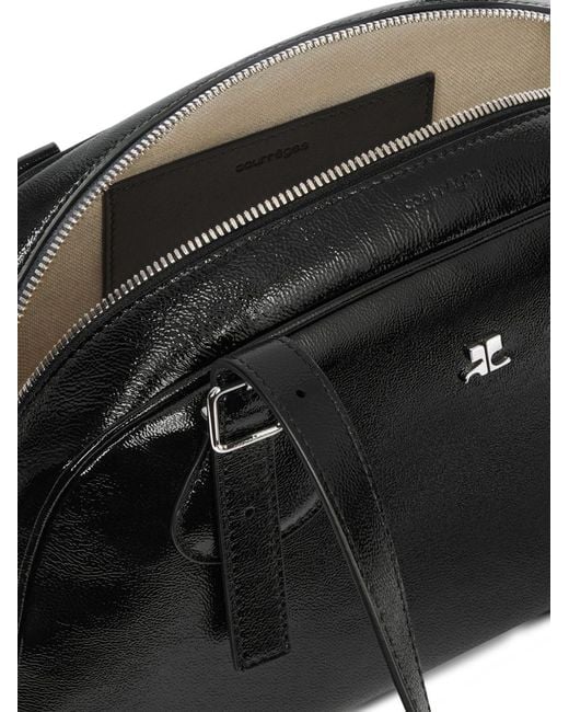 Courreges Black Courregès Medium Friday Shoulder Bag