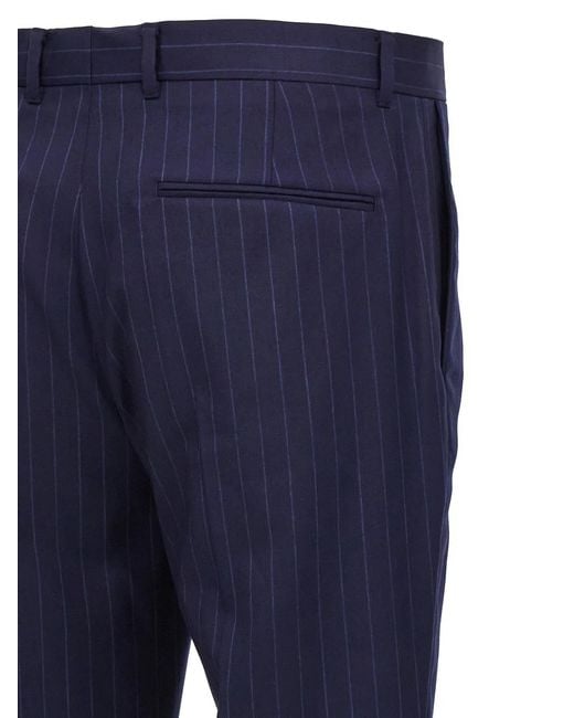 Givenchy Blue Pinstripe Pants for men