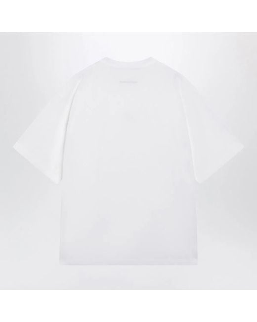 Balenciaga White Bodies T-Shirt With Regular Fit for men