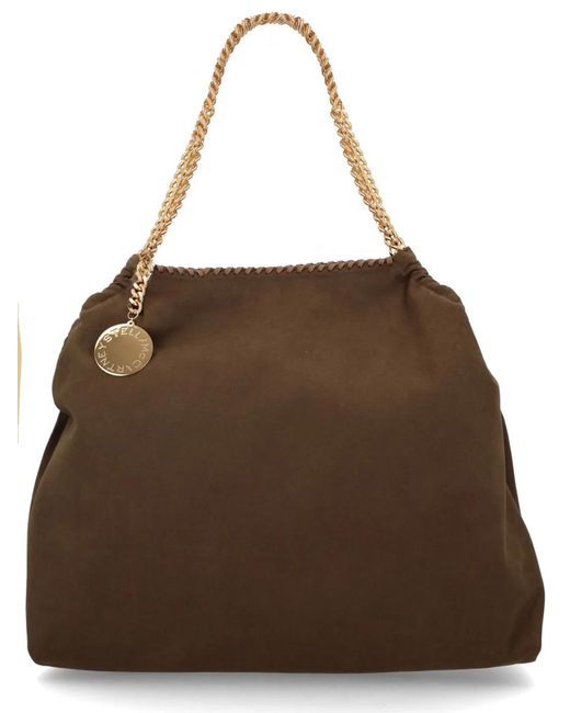 Stella McCartney Brown Polyester Shoulder Bag