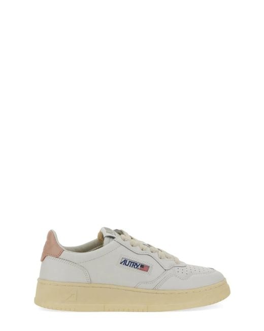 Autry White Leather Medalist Sneakers