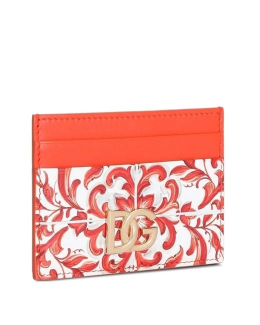 Dolce & Gabbana Red Dolce & Gabbana 3.5 Card Holder