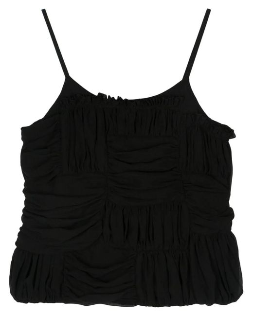 Comme des Garçons Black Ruffled Top