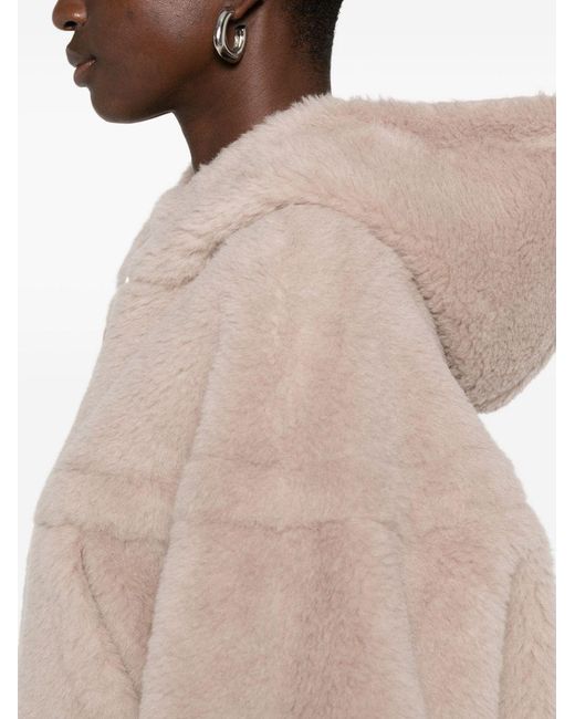 Max Mara Natural Alpaca Wool Silk Jacket