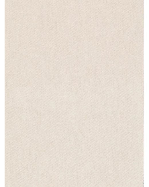 Brunello Cucinelli Natural Cashmere Scarf for men