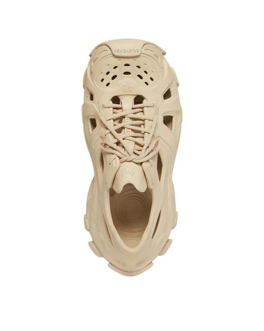 Balenciaga Natural Hd Lace-Up Cut-Out Sneakers