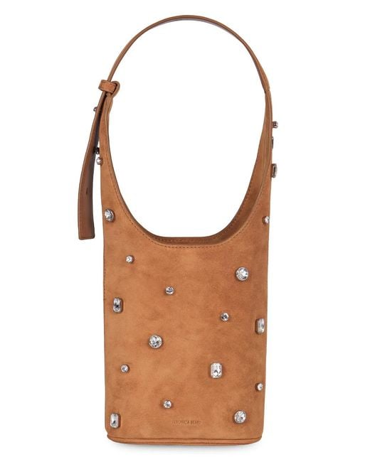Veronica Beard Brown Ring Bag Decorated