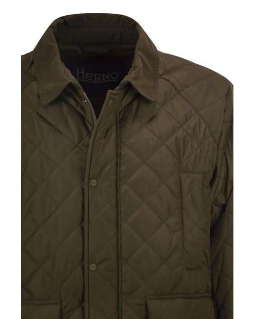 Herno Green Chamonix Nylon Jacket for men