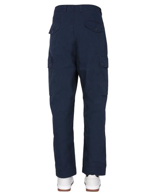 Nigel Cabourn Blue Dutch Jeans for men