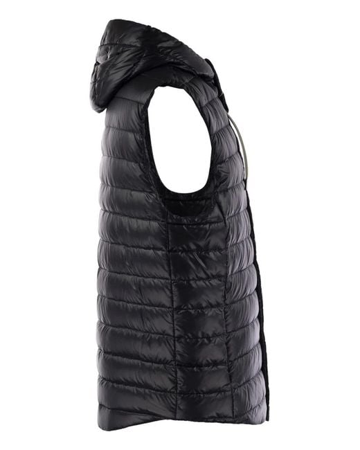 Herno Black Sleeveless Down Jacket for men