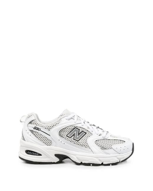 New Balance White 530 Sneakers