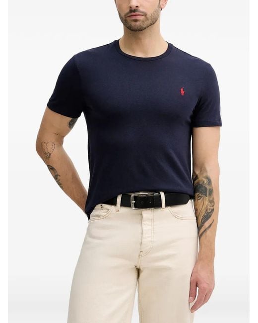 Polo Ralph Lauren Blue Knit T-Shirt for men