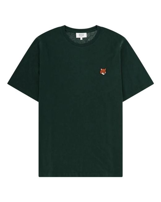 Maison Kitsuné Green Maison Kitsuné T-Shirt "Fox Head" for men